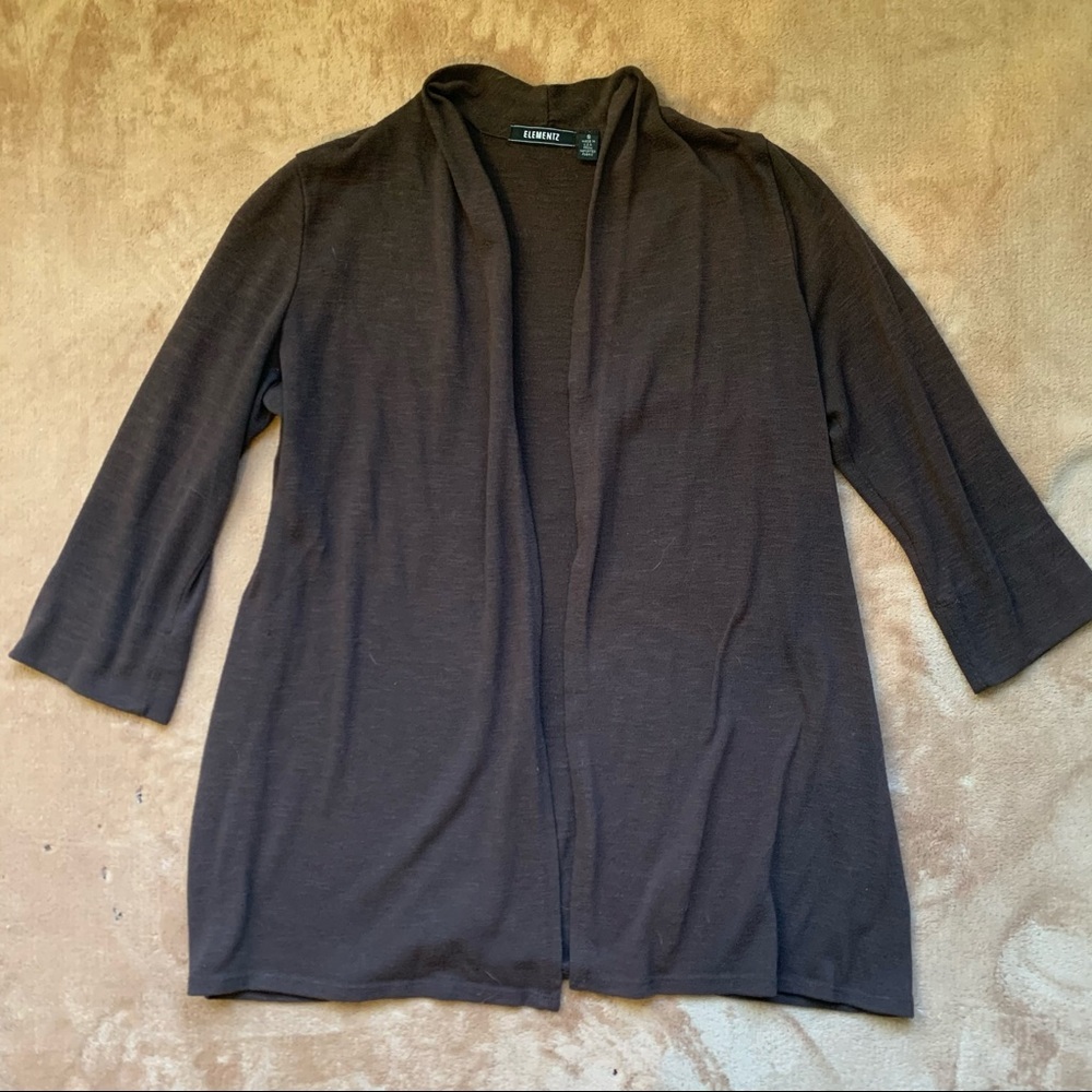Basic Chocolate Cardigan - image 1